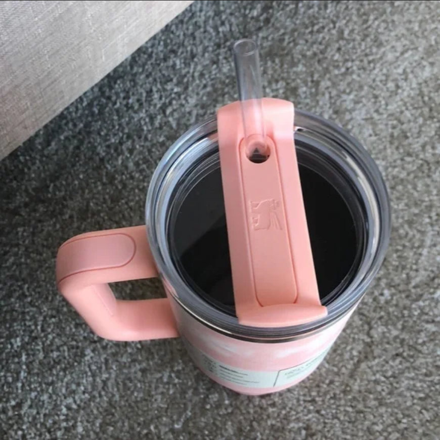 Peach Tie Dye Adventure Quencher Tumbler